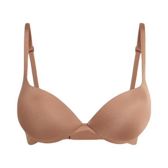 Skims Ultimate Push Up Plunge Bra In Sienna Size 34B NEW - Picture 1 of 13